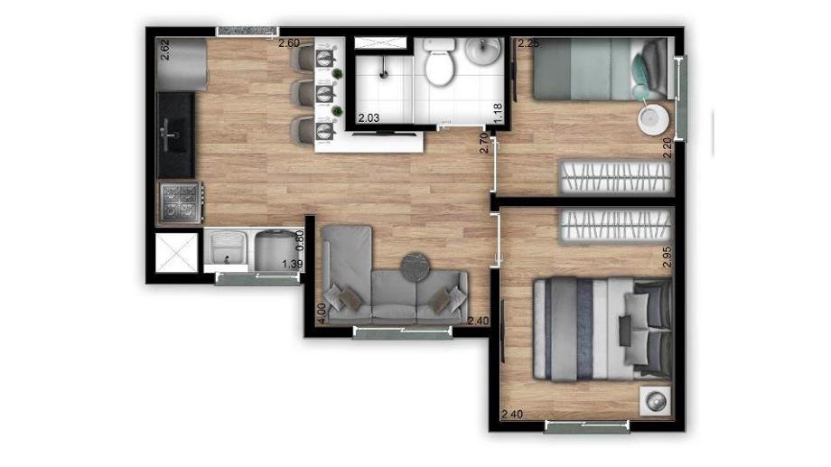 Apartamento com 2 Quartos à Venda, 32,00 m² - Foto 21