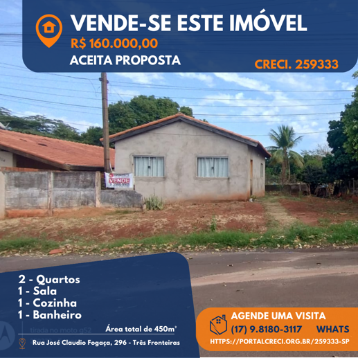 Casa com 2 Quartos à Venda, 450,00 m² - Foto 1