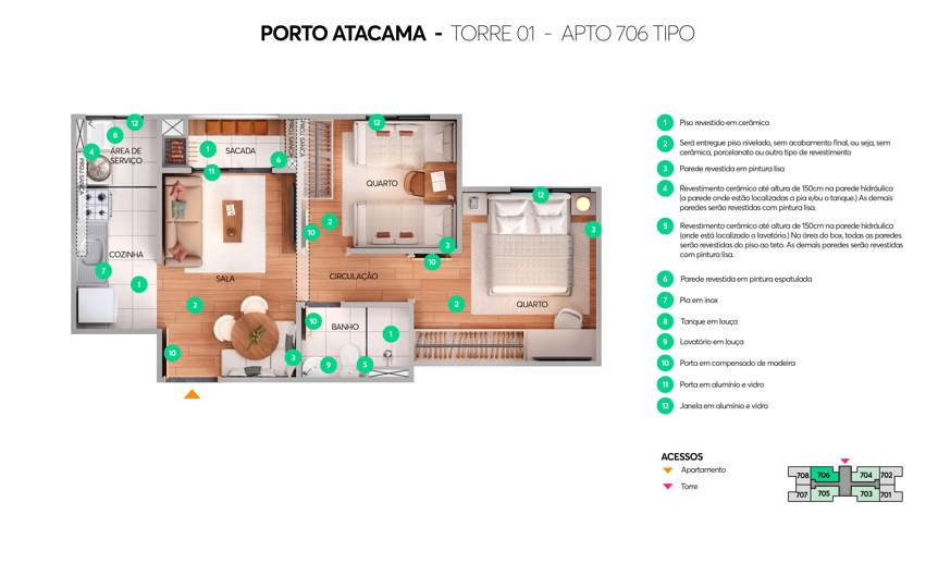 Apartamento com 2 Quartos à Venda, 40,00 m² - Foto 12