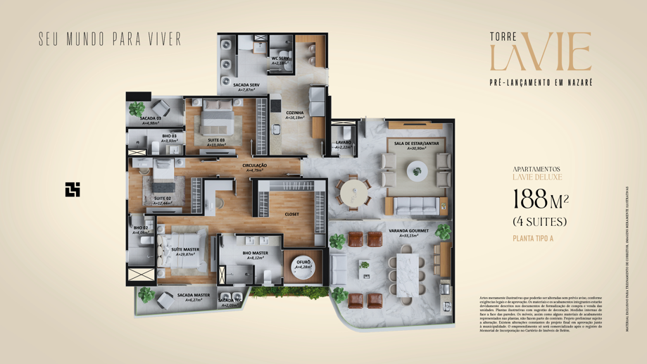 Apartamento com 4 Quartos à Venda, 188,00 m² - Foto 18