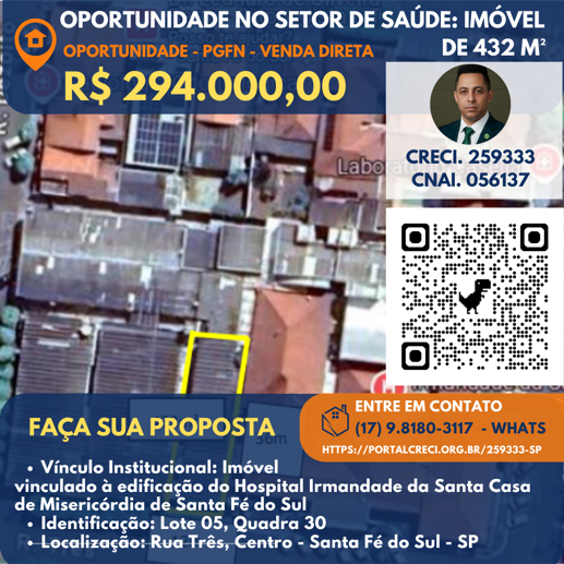 Terreno à Venda, 432,00 m² - Foto 1