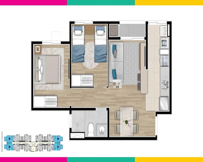 Apartamento com 1 Quarto à Venda, 83,60 m² - Foto 6