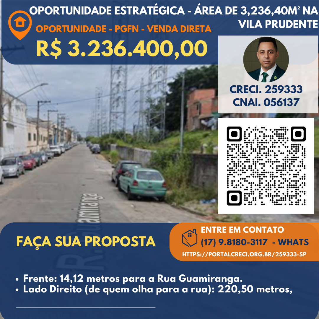 Terreno à Venda, 3.236,40 m² - Foto 1