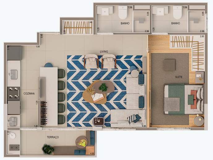 Apartamento com 2 Quartos à Venda, 52,00 m² - Foto 26