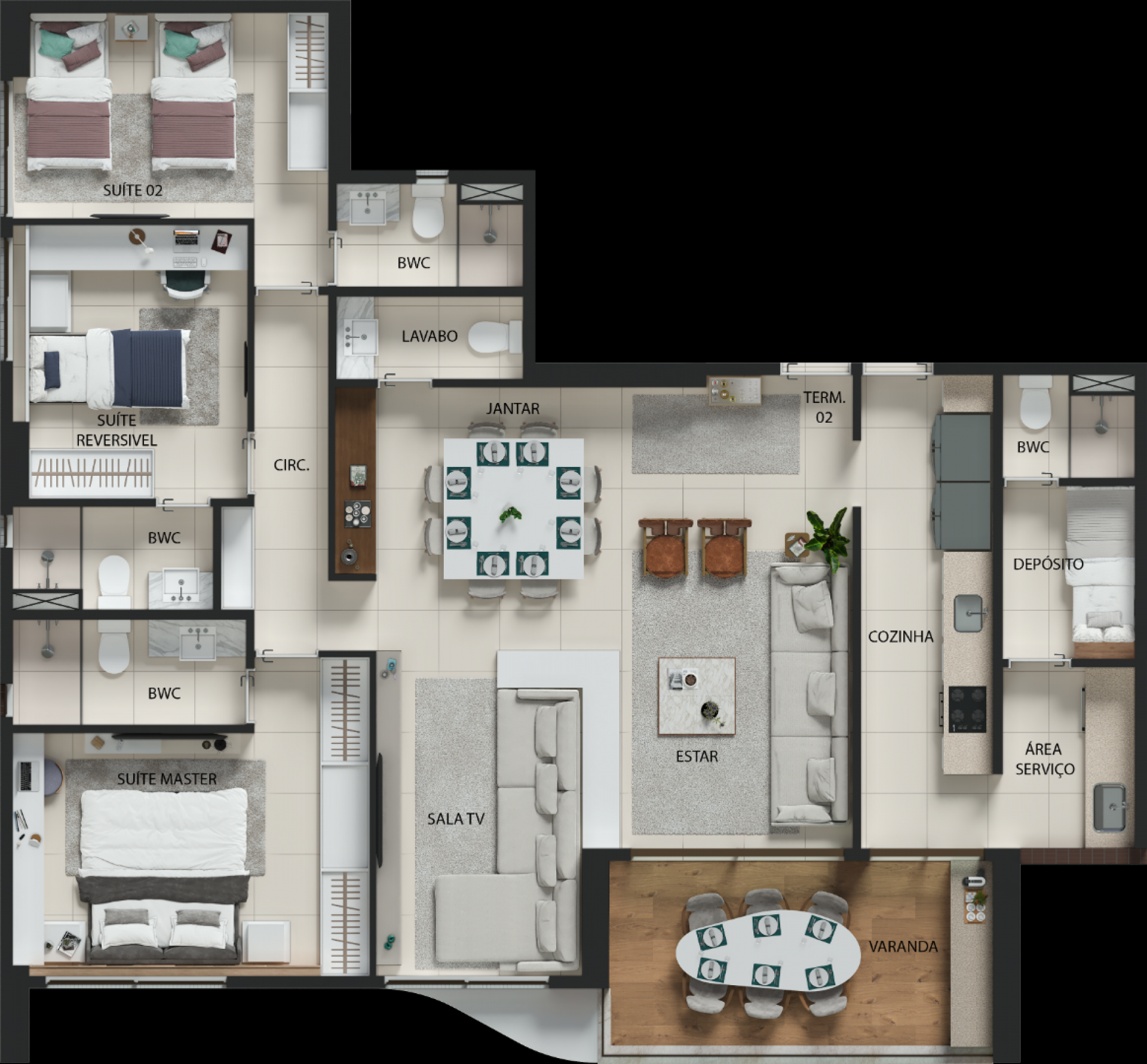 Apartamento com 4 Quartos à Venda - Foto 15
