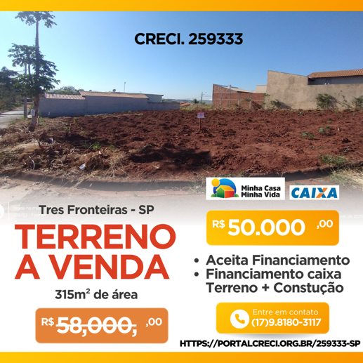 Terreno à Venda, 315,60 m² - Foto 1