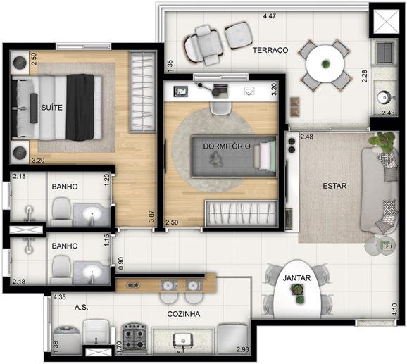 Apartamento com 3 Quartos à Venda, 139,24 m² - Foto 12