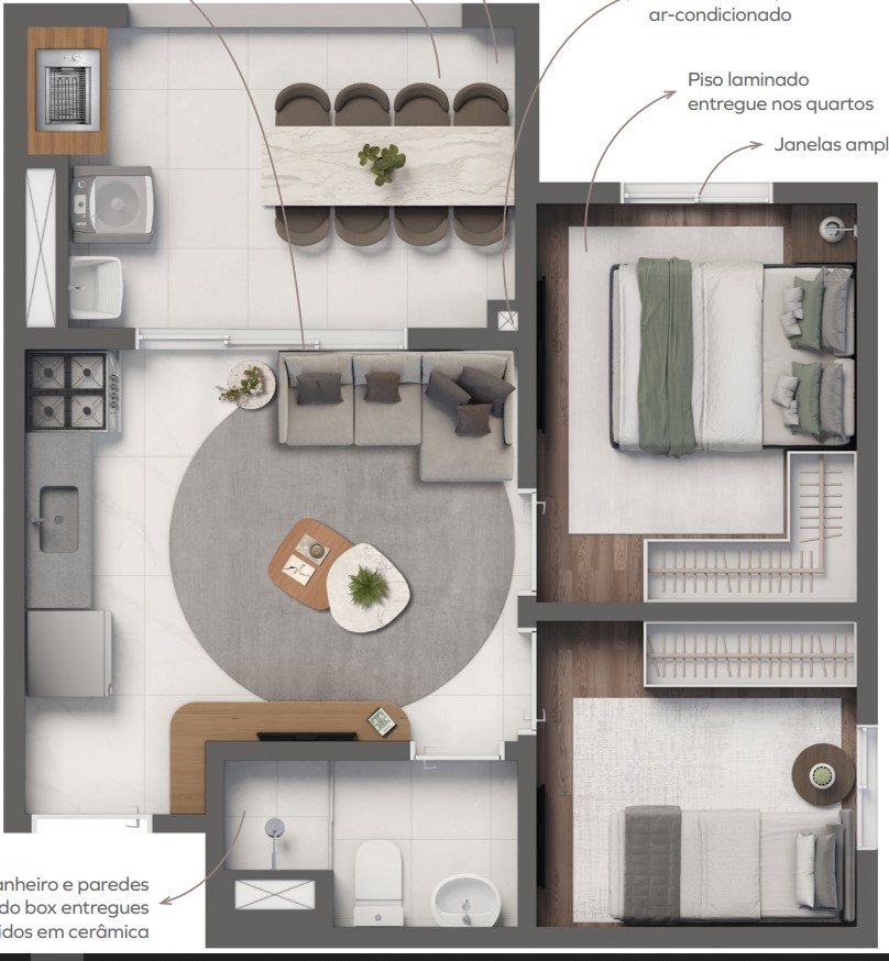 Apartamento com 2 Quartos à Venda, 37,00 m² - Foto 20