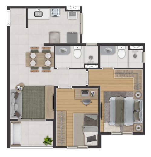 Apartamento com 2 Quartos à Venda - Foto 12
