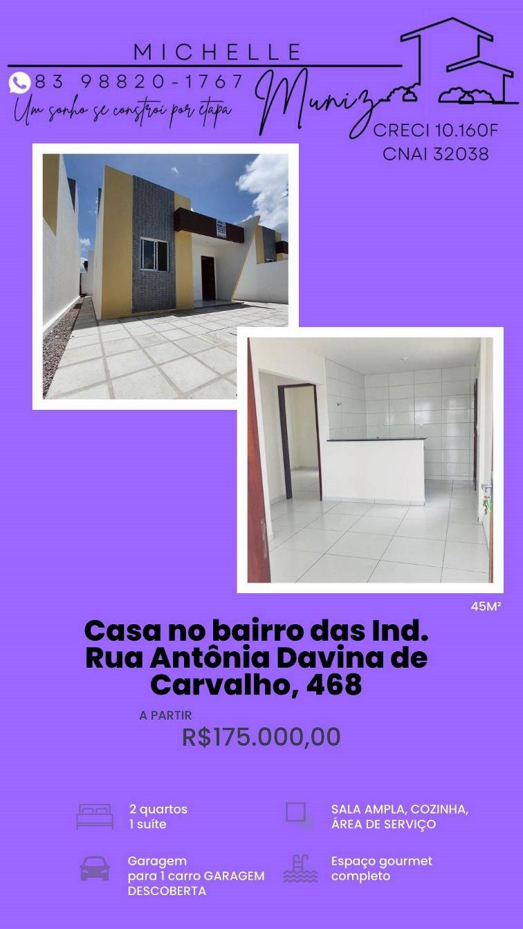 Casa com 2 Quartos à Venda, 45,00 m² - Foto 1