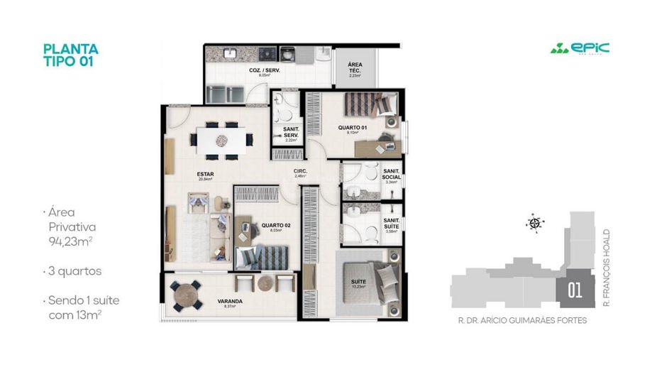 Apartamento à Venda - Foto 3