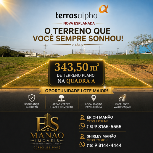 Terreno à Venda, 343,50 m² - Foto 1