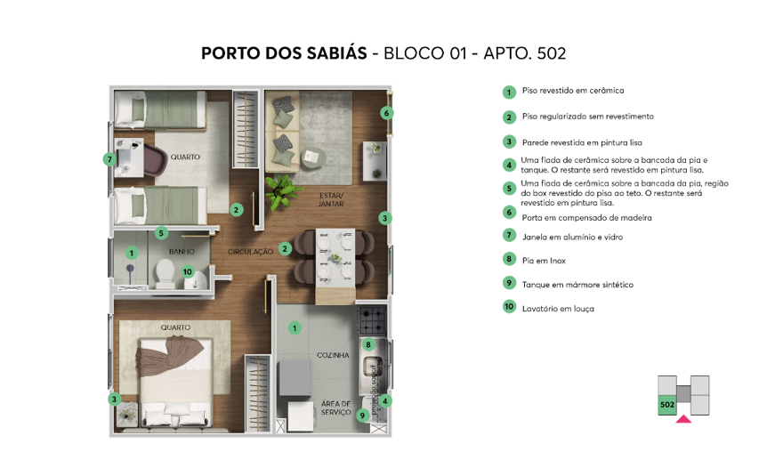 Apartamento com 1 Quarto à Venda, 40,00 m² - Foto 9