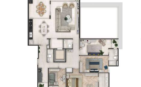 Apartamento com 4 Quartos à Venda, 220,00 m² - Foto 2
