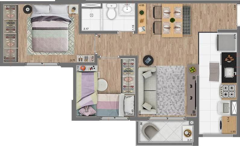 Apartamento com 2 Quartos à Venda, 45,00 m² - Foto 18
