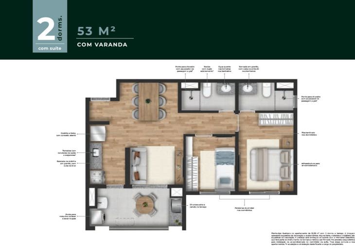 Apartamento com 2 Quartos à Venda, 47,00 m² - Foto 25