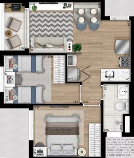 Apartamento com 2 Quartos à Venda, 42,00 m² - Foto 13