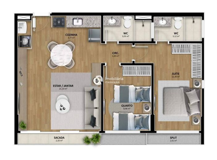 Apartamento com 2 Quartos à Venda - Foto 59