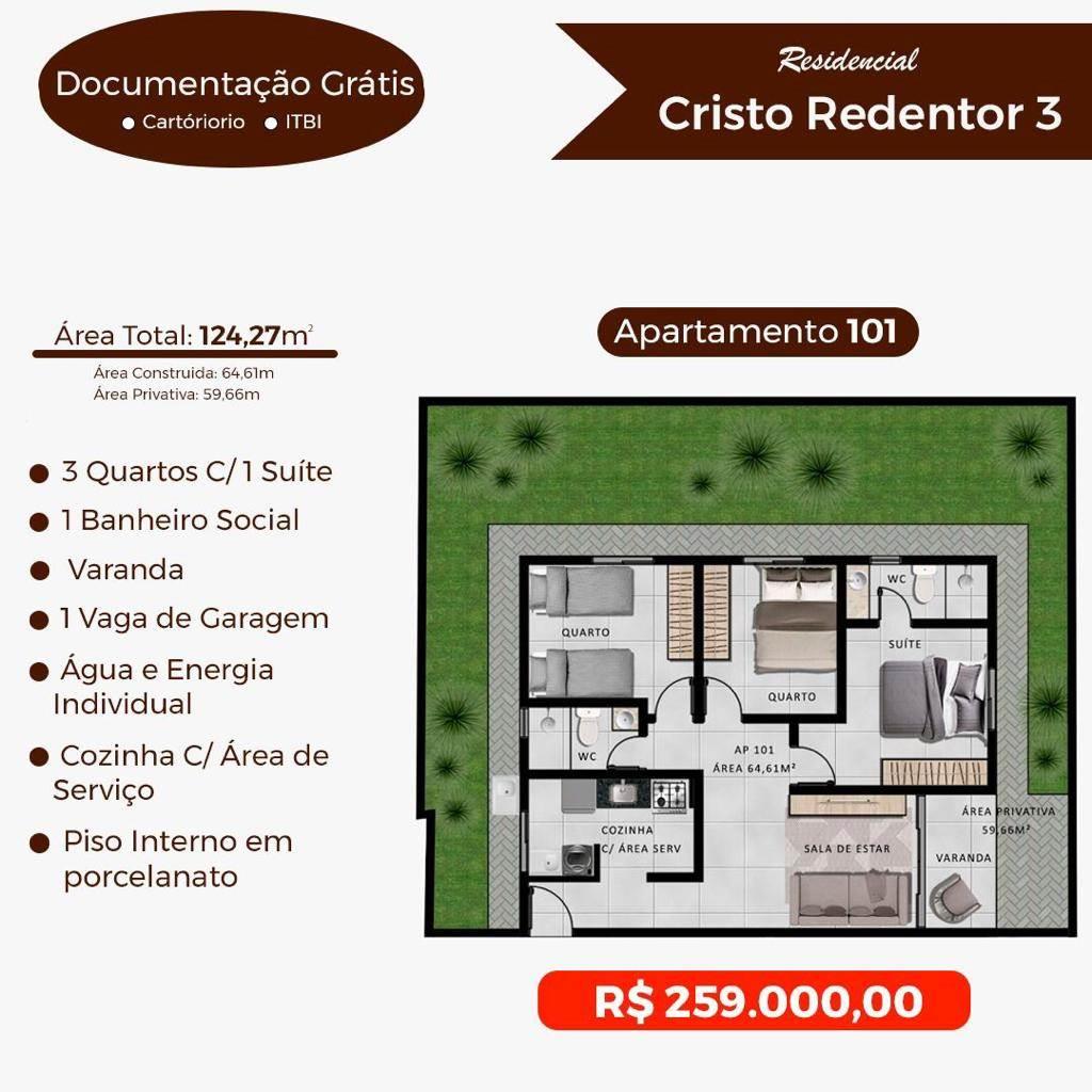 Apartamento com 3 Quartos à Venda, 53,89 m² - Foto 2