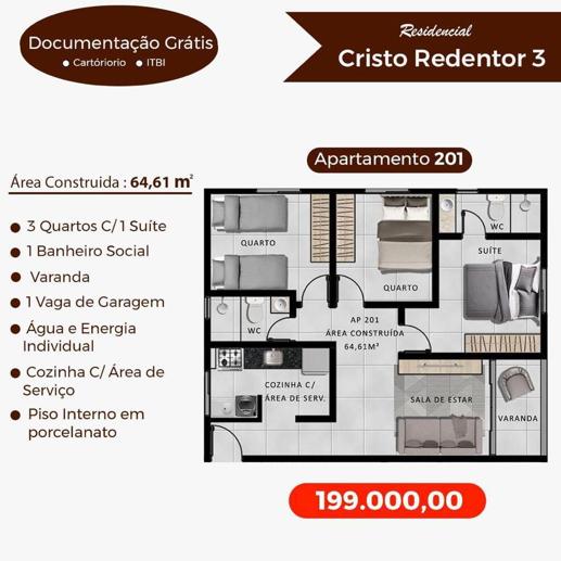 Apartamento com 3 Quartos à Venda, 53,89 m² - Foto 7