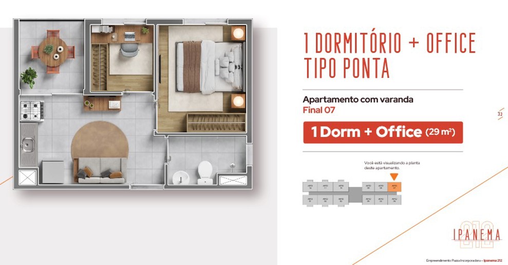 Apartamento com 1 Quarto à Venda, 27,00 m² - Foto 22