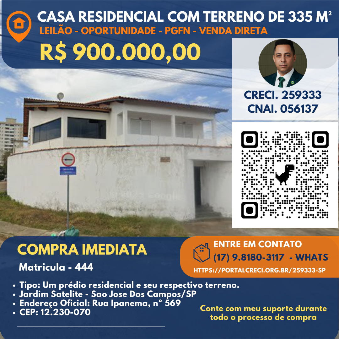 Casa à Venda, 335,00 m² - Foto 1