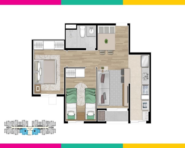 Apartamento com 1 Quarto à Venda, 83,60 m² - Foto 10