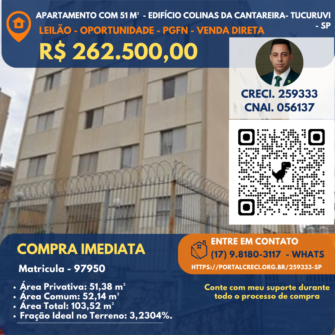 Apartamento à Venda, 51,00 m² - Foto 2
