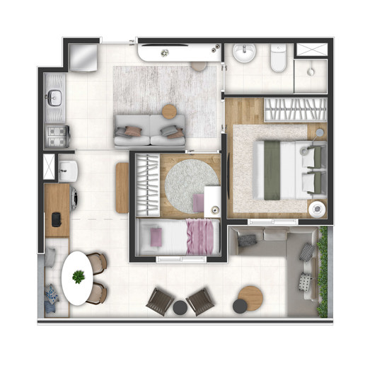 Apartamento com 2 Quartos à Venda, 34,00 m² - Foto 9