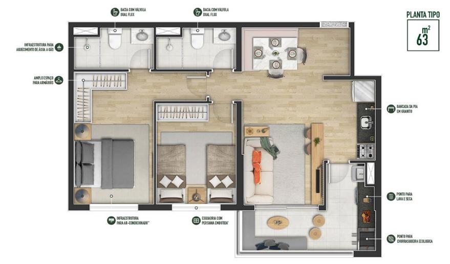 Apartamento com 3 Quartos à Venda, 81,00 m² - Foto 26
