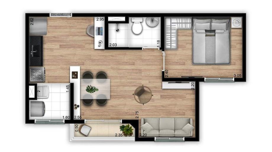 Apartamento com 2 Quartos à Venda, 32,00 m² - Foto 22