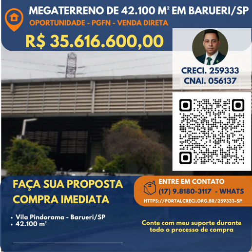 Terreno à Venda, 42.100,00 m² - Foto 1