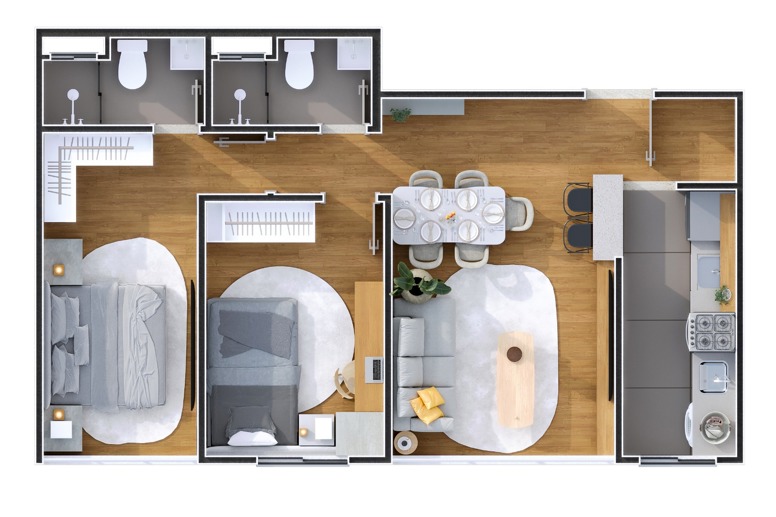 Apartamento com 3 Quartos à Venda, 65,00 m² - Foto 18