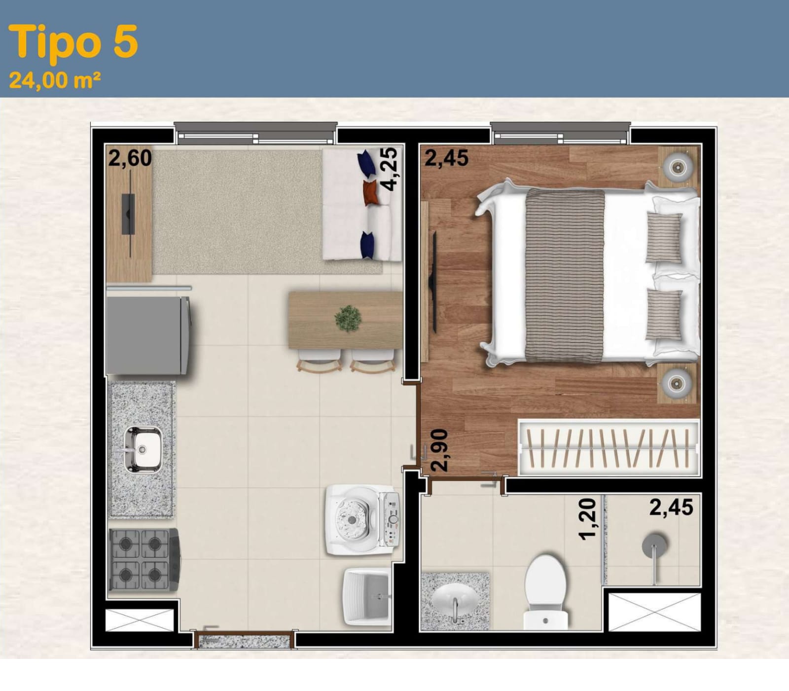 Apartamento com 1 Quarto à Venda, 24,00 m² - Foto 22