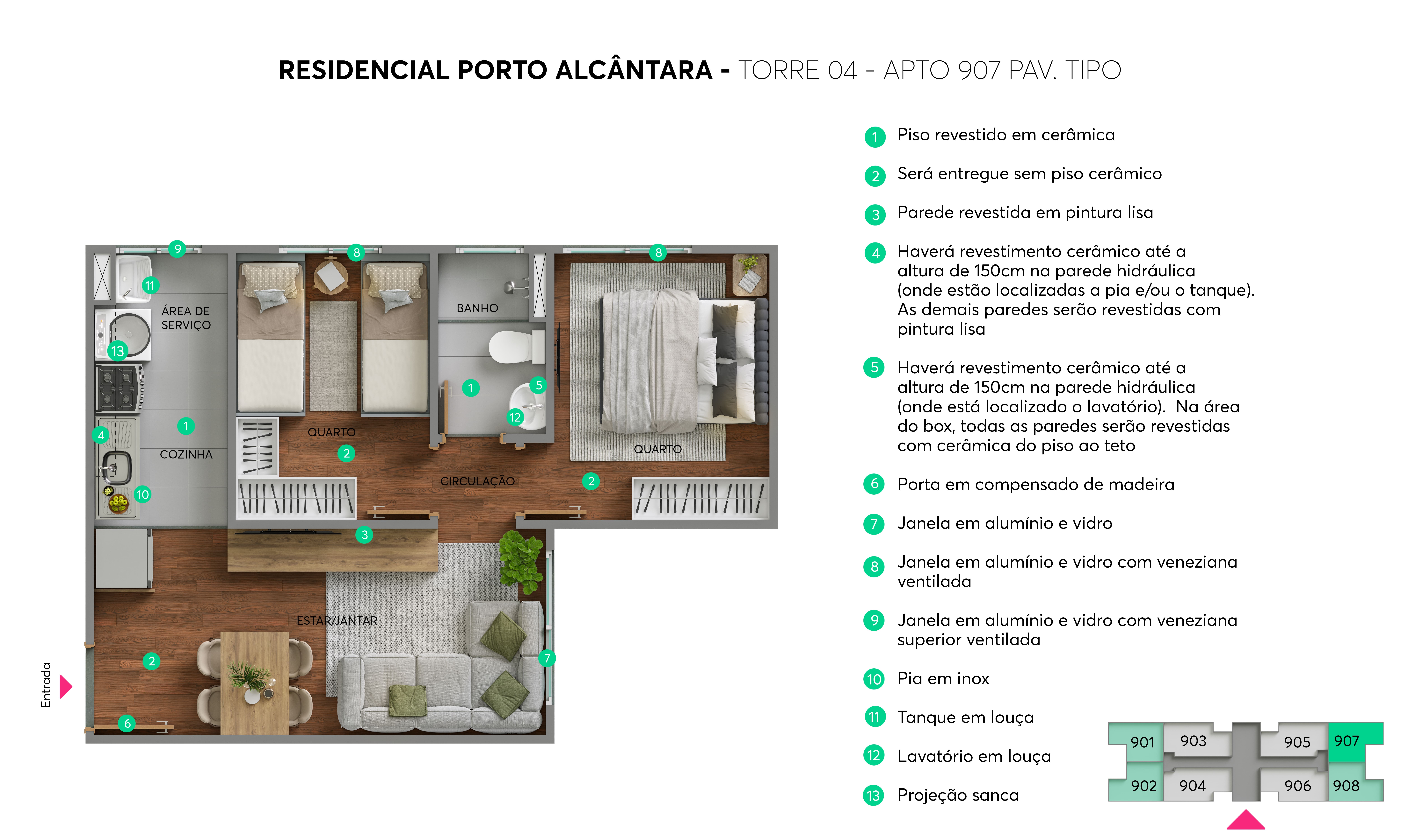 Apartamento com 2 Quartos à Venda, 43,00 m² - Foto 19