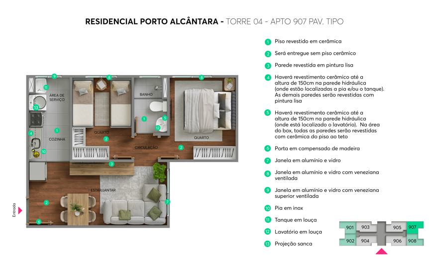 Apartamento com 2 Quartos à Venda, 43,00 m² - Foto 19