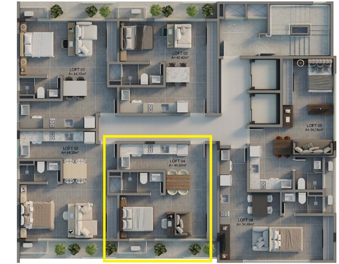 Apartamento com 1 Quarto à Venda, 41,19 m² - Foto 4