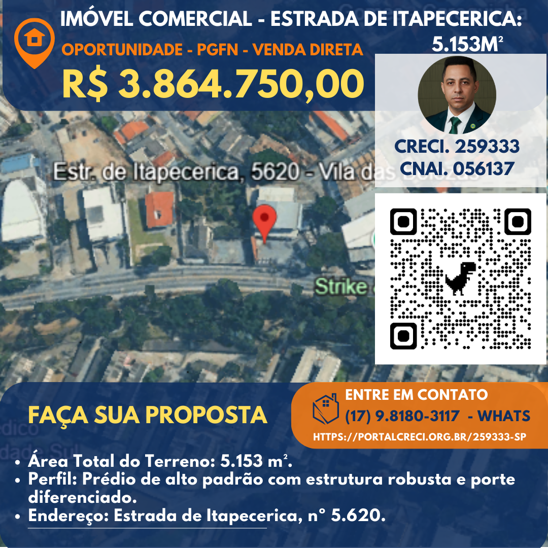 Terreno à Venda, 5.153,00 m² - Foto 1