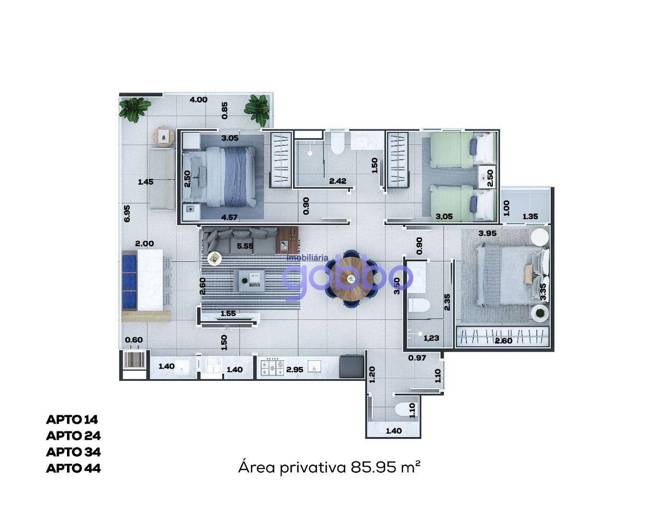 Apartamento com 3 Quartos à Venda, 85,00 m² - Foto 4
