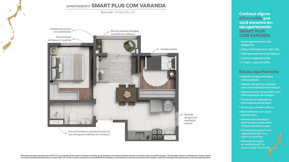 Apartamento com 2 Quartos à Venda, 37,00 m² - Foto 21