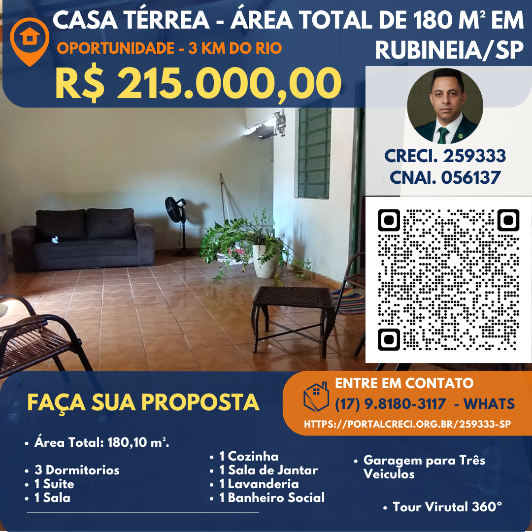 Casa com 3 Quartos à Venda, 180,10 m² - Foto 2