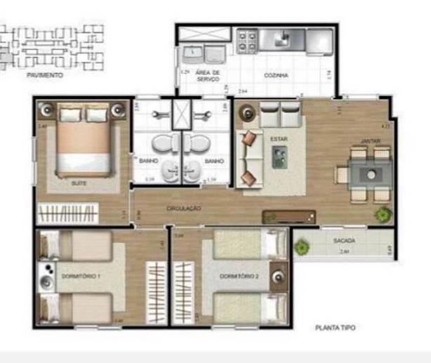 Apartamento com 2 Quartos à Venda, 59,00 m² - Foto 10
