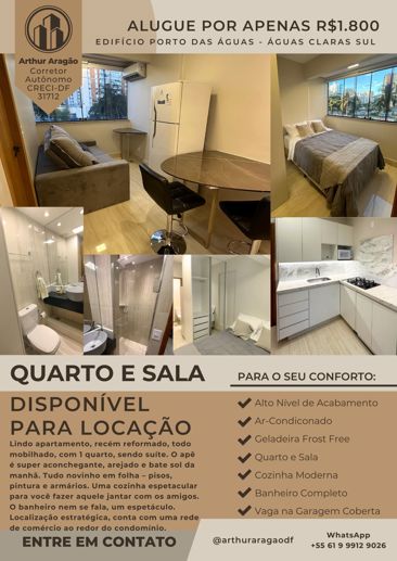 Apartamento com 1 Quarto para Alugar, 40,68 m² - Foto 2