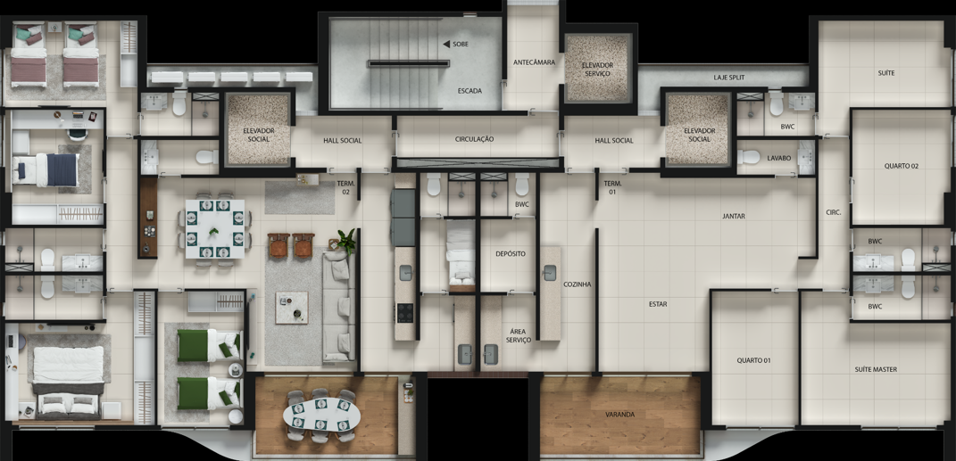 Apartamento com 4 Quartos à Venda - Foto 18