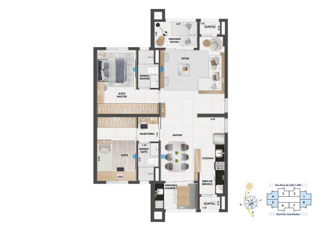 Apartamento com 1 Quarto à Venda, 47,00 m² - Foto 14