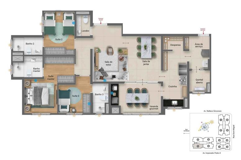Apartamento com 3 Quartos à Venda, 117,00 m² - Foto 15