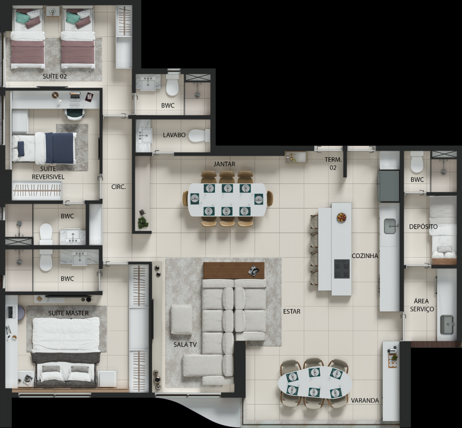 Apartamento com 4 Quartos à Venda - Foto 17