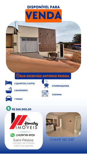 Casa com 3 Quartos à Venda - Foto 1