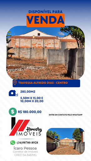 Terreno à Venda, 285,00 m² - Foto 1