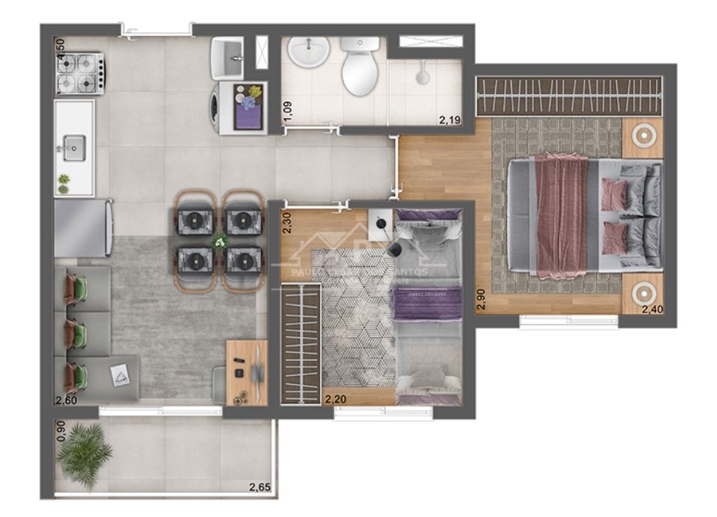 Apartamento com 2 Quartos à Venda - Foto 5